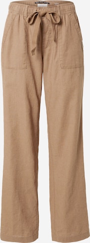Pantalon QS en marron : devant