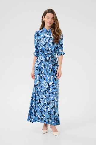 Kaffe Shirt dress 'Velana' in Blue: front