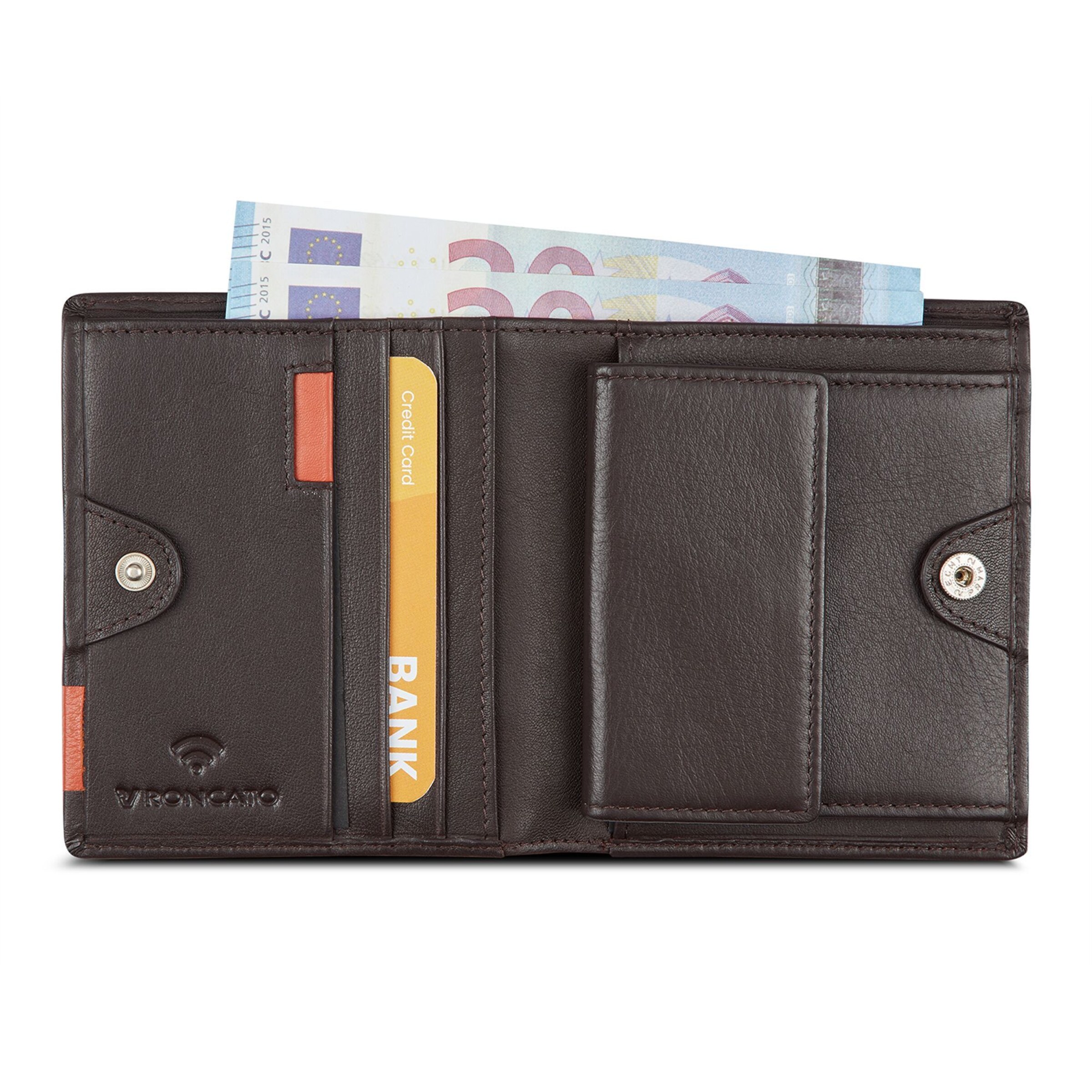 Roncato Wallet 'Monaco' in Brown