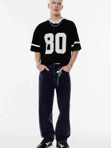 Pull&BearMajica 'STWD PREPPY SPORT 03' - crna boja