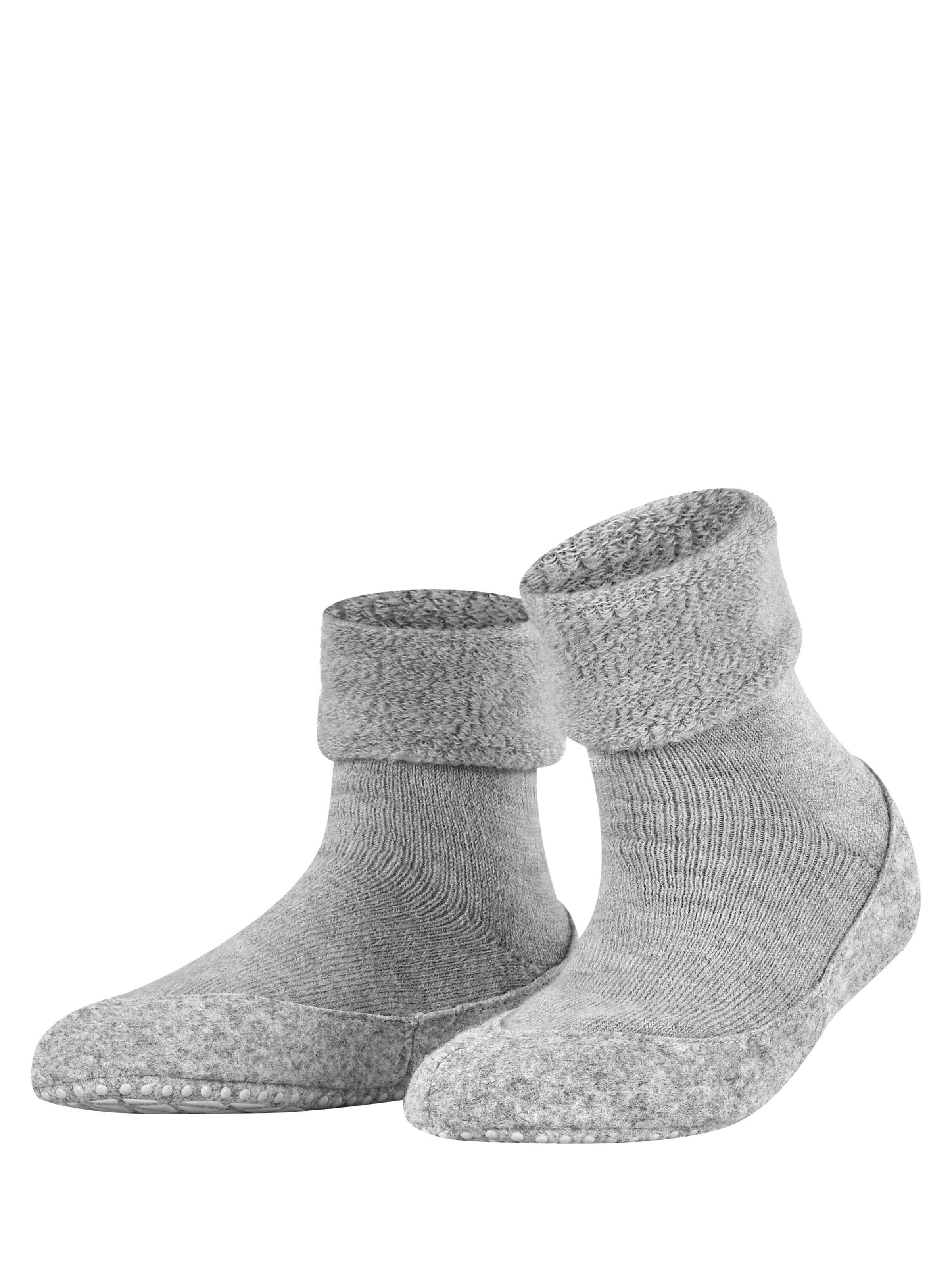 FALKE Hausschuh 'Cosyshoe'‌‌‌‌‌ in Grau: Vorderseite