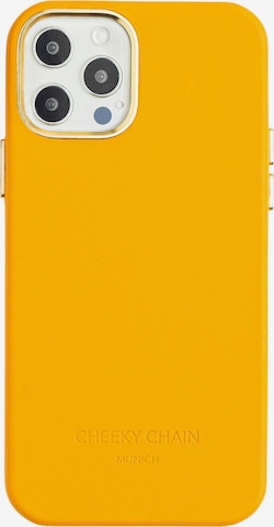 Cheeky Chain Munich Smartphonehülle 'IPhone 12 Pro Max' in Orange: Vorderseite