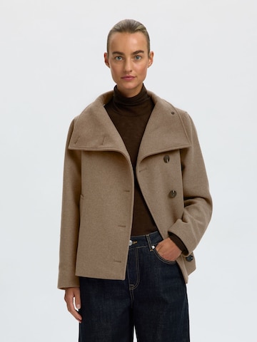 Cappotto di mezza stagione di SELECTED in grigio: frontale