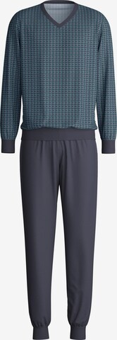 Pyjama long 'Cotton Special' CALIDA en noir : devant