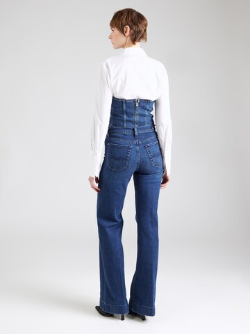 7 for all mankind Flared Jeans 'DOJO SOHO' in Blauw