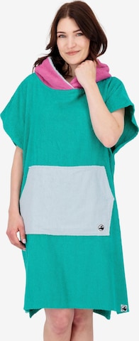 deproc Bathrobe long 'PARLEE BEACH' in Blue: front
