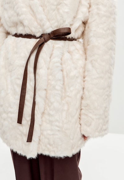 CESARE GASPARI Between-seasons coat in S in Cream, Item view