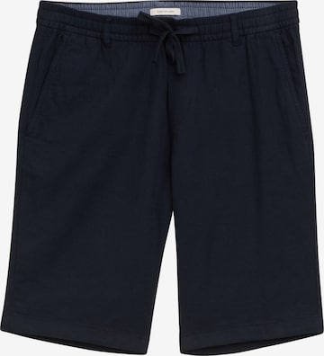 TOM TAILOR Regular Trousers in Blue: front