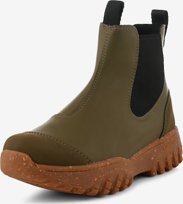 WODEN Chelsea boots ' Magda ' in Groen: voorkant