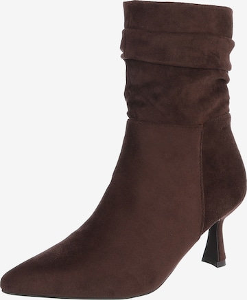 Ital-Design Stiefelette in Braun: Vorderseite
