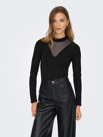 ONLY - Body camiseta en negro: frente