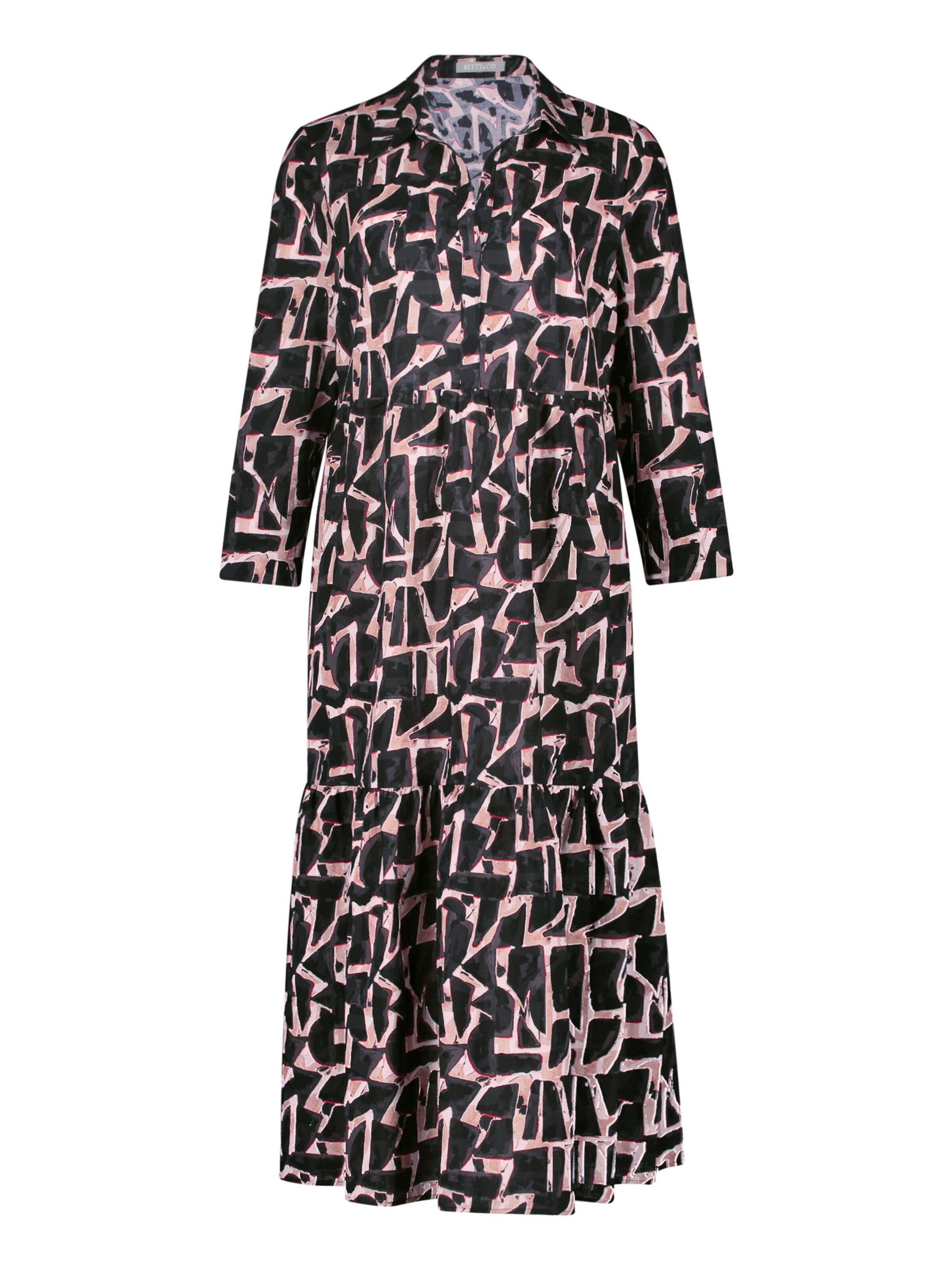 Betty & Co Dress in Brown: front