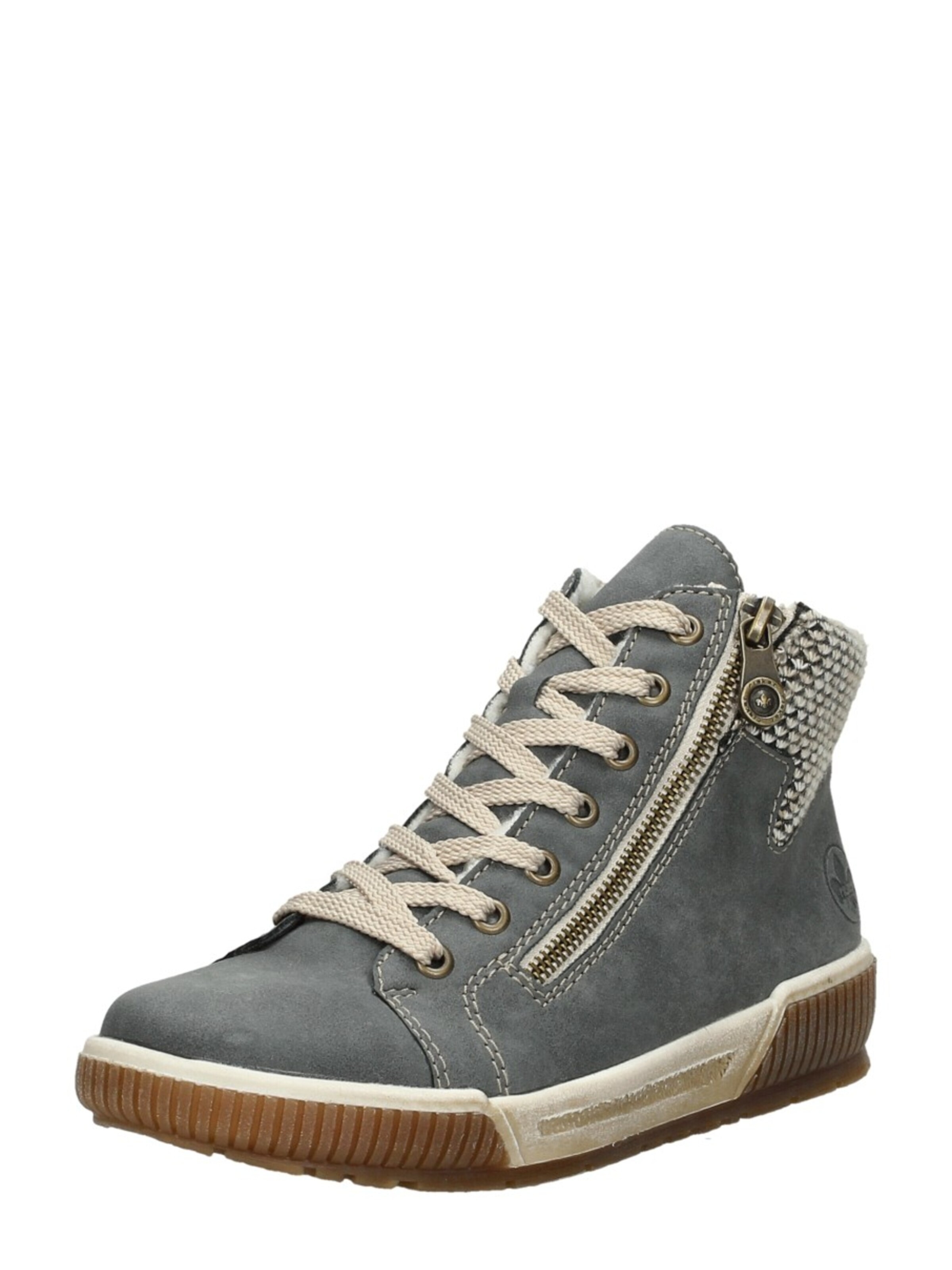 Chaussure à lacets 'Veterschoenen Hoog' Rieker en bleu