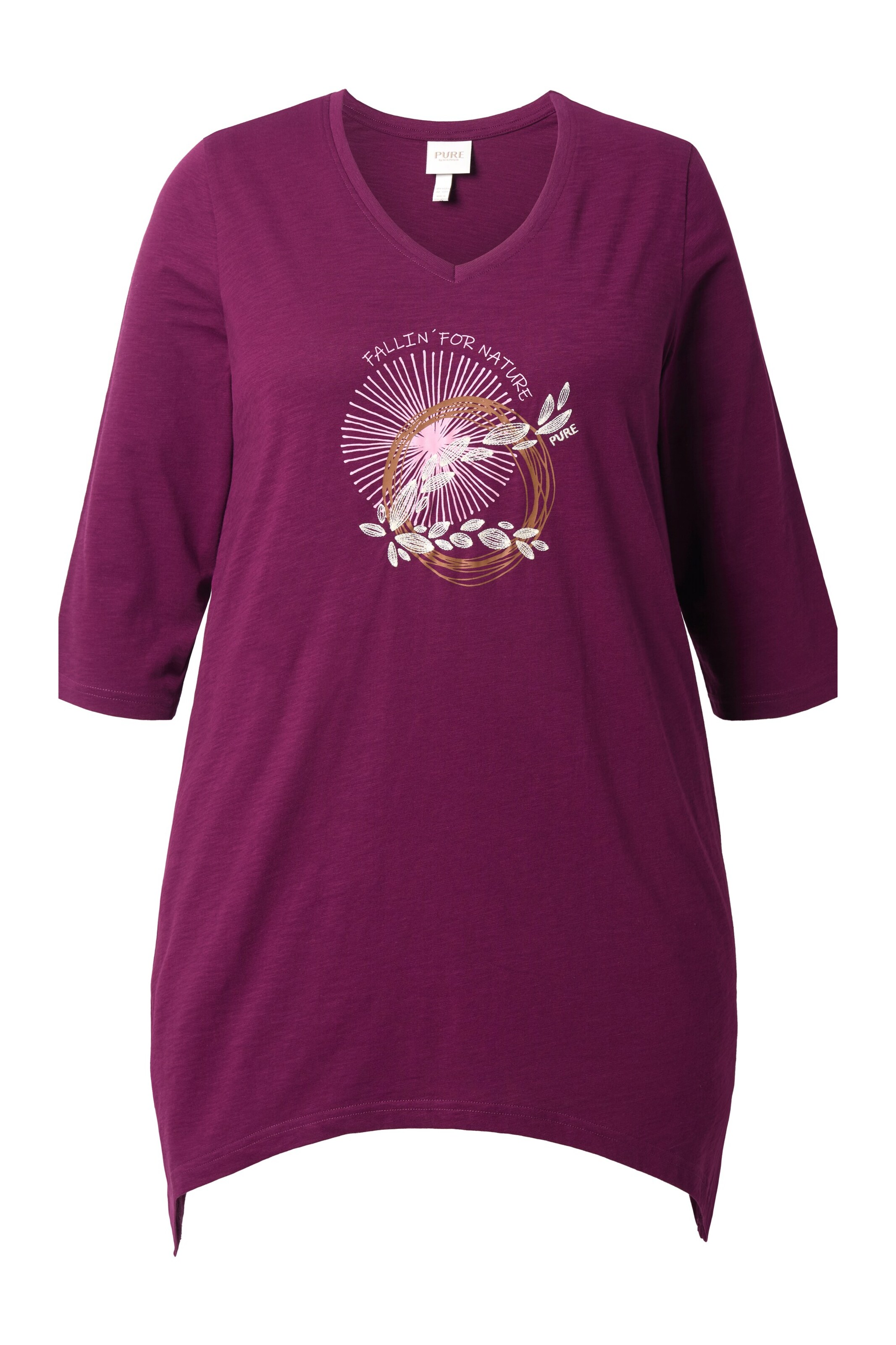 Ulla Popken Shirt in Rood: voorkant