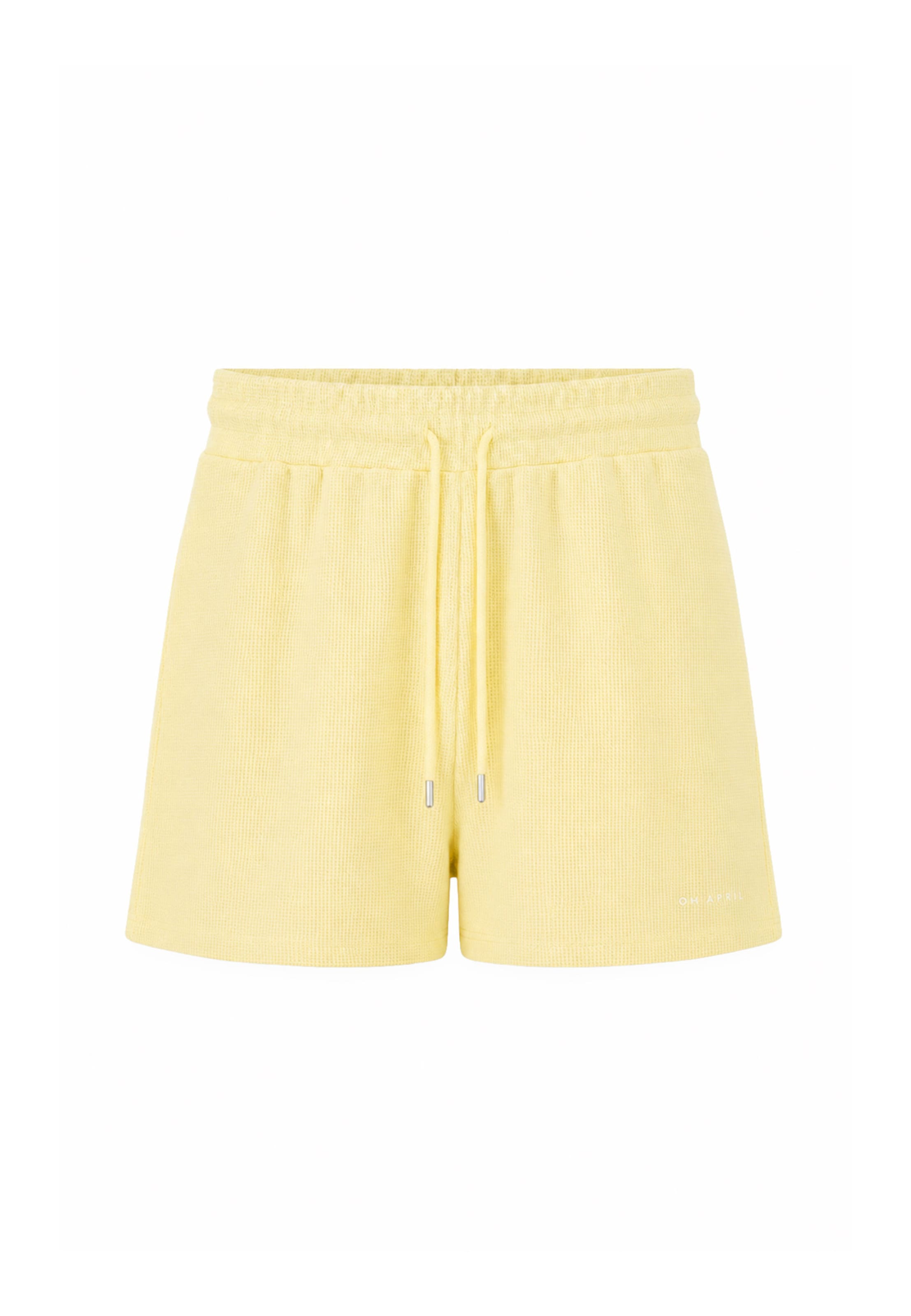 OH APRIL - Loosefit Calças 'Elow' em amarelo: frente