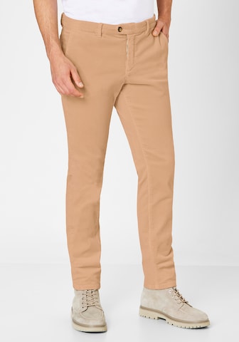 REDPOINT Slimfit Chinohose in Beige: predná strana