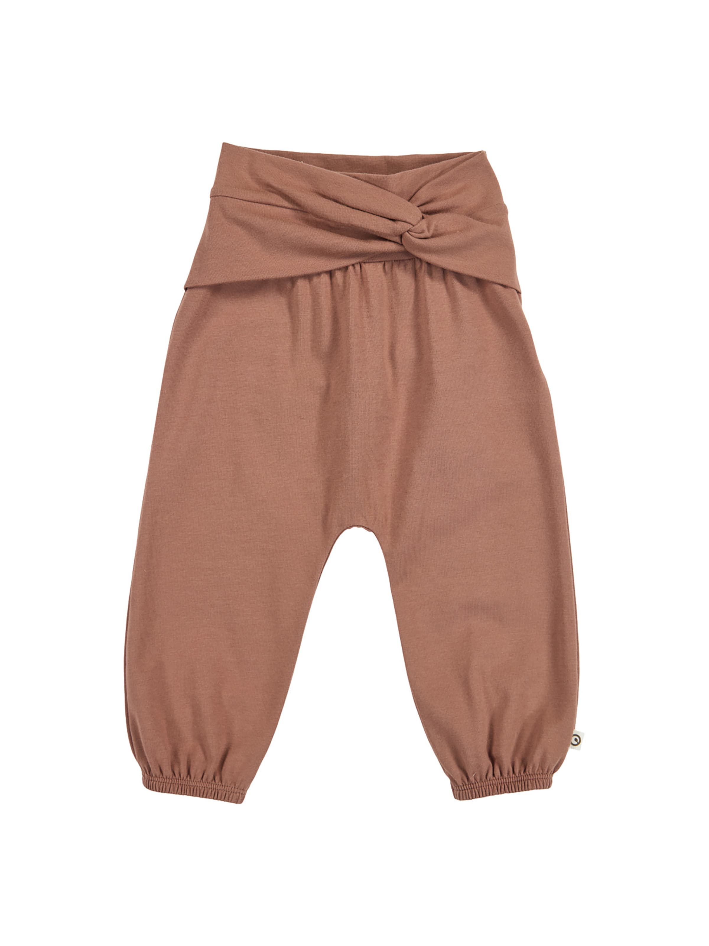 Tapered Pantaloni di Müsli by GREEN COTTON in marrone: frontale