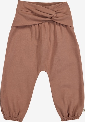 Tapered Pantaloni di Müsli by GREEN COTTON in marrone: frontale