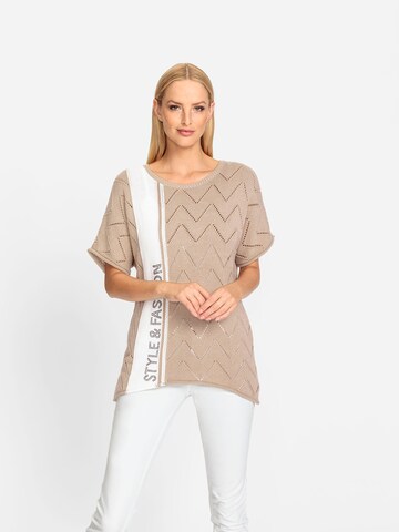 heine Tröja i beige: framsida