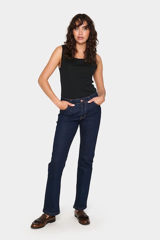 SAINT TROPEZ Top 'GarimaSZ' in Zwart