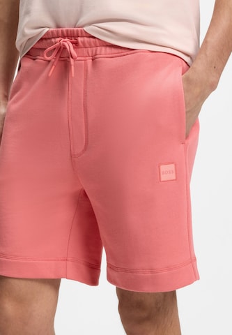 BOSS Regular Pants 'Sewalk' in Pink