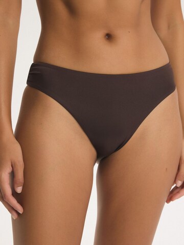 ESOTIQ Bikini Bottoms 'Bikini Brazilian MONACO, Bindeband' in Brown