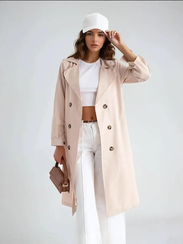 Hiccup Tussenmantel in Beige: voorkant