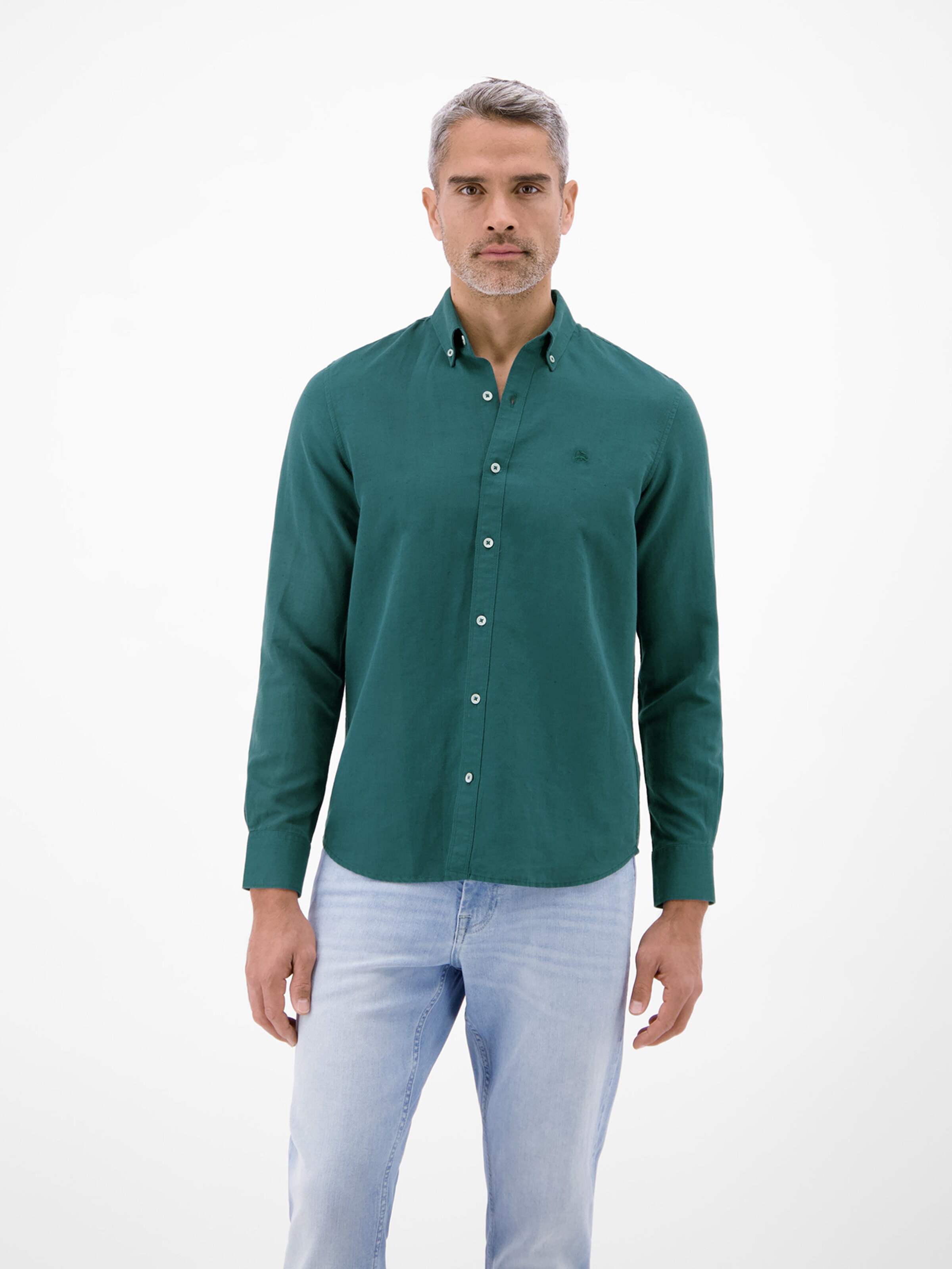 Coupe regular Chemise LERROS en vert