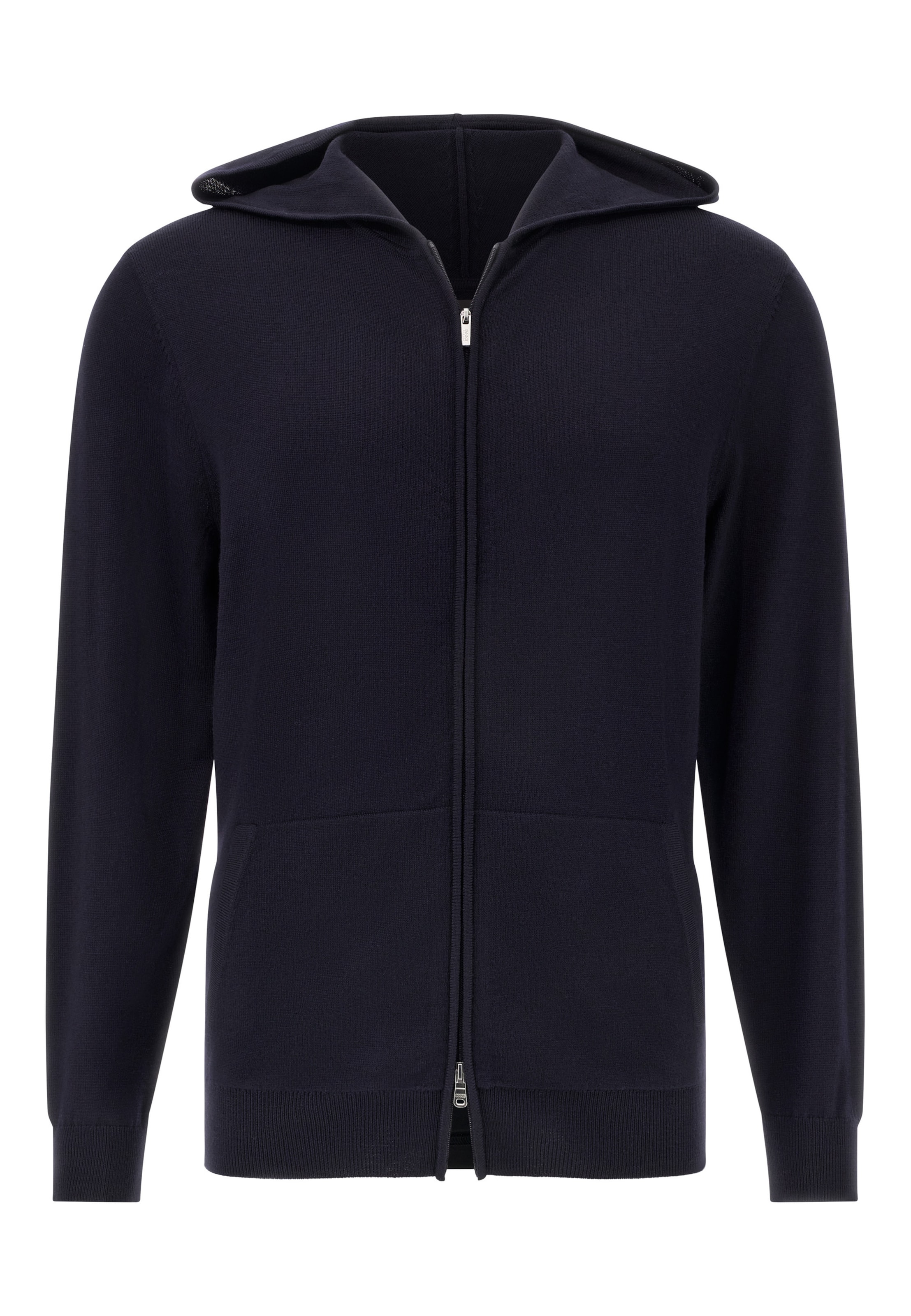 Boggi Milano Gebreid vest in Blauw: voorkant