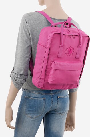 Fjällräven Rucksack 'Re-Kanken' in Pink: predná strana