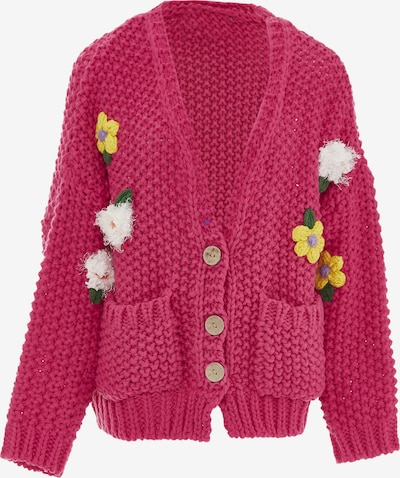 ebeeza Cardigan i mørk pink, Produktvisning