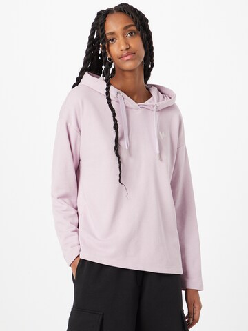 Sweat-shirt TOM TAILOR en violet : devant