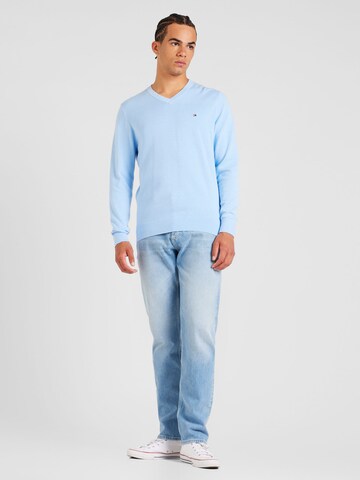 TOMMY HILFIGER Pullover in Blau