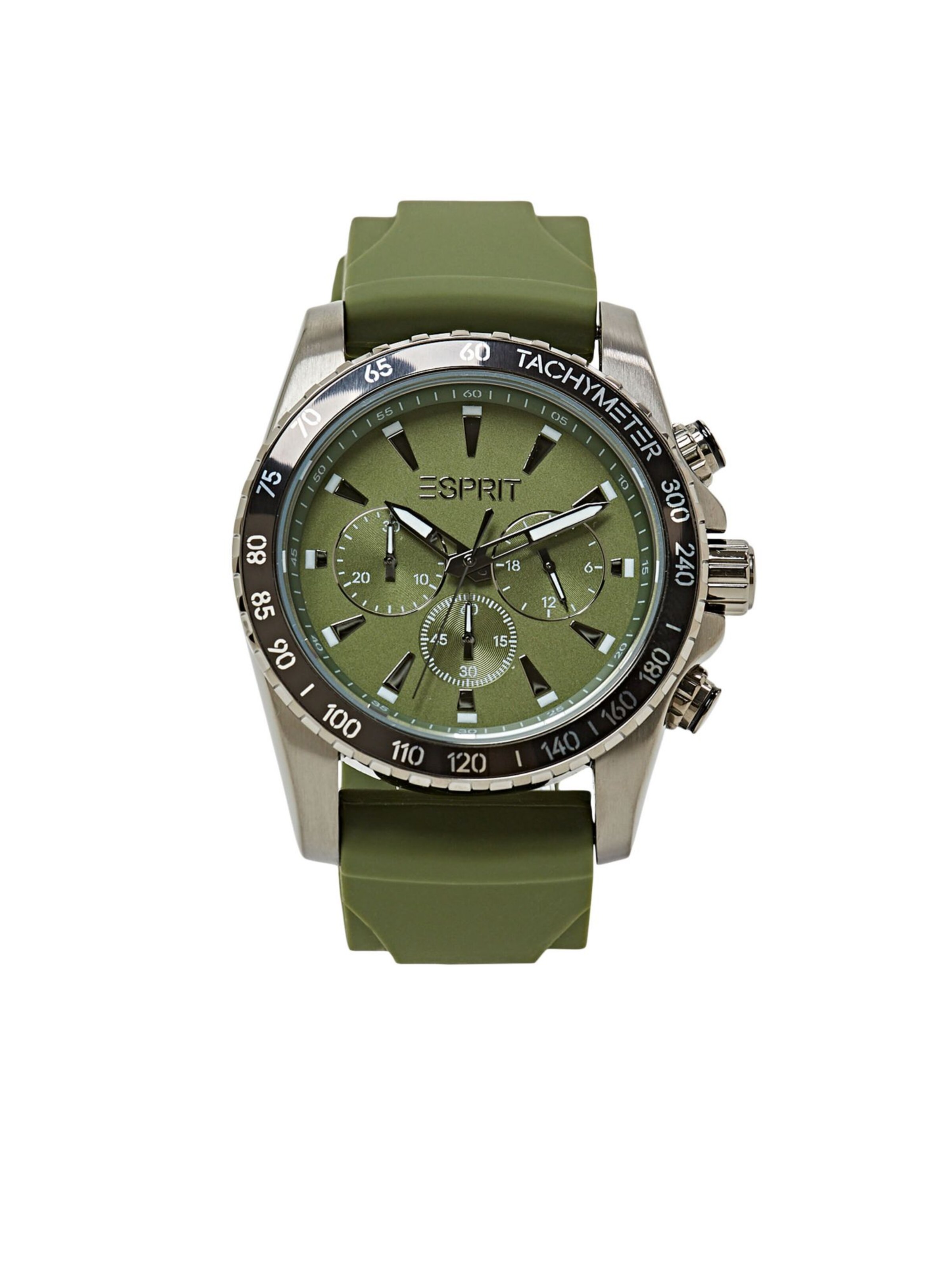 ESPRIT Analoguhr in Grün: Vorderseite