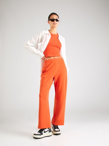 Rich & Royal Wide leg Pants in Orange