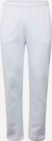 Pantaloni 'Club Fleece' di Nike Sportswear in bianco: frontale