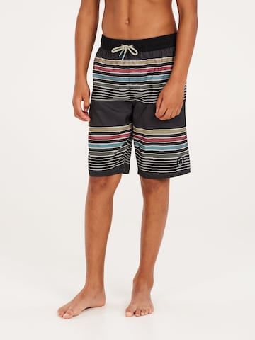 PROTEST Badeshorts 'PRTBANKS JR' in Schwarz: Vorderseite