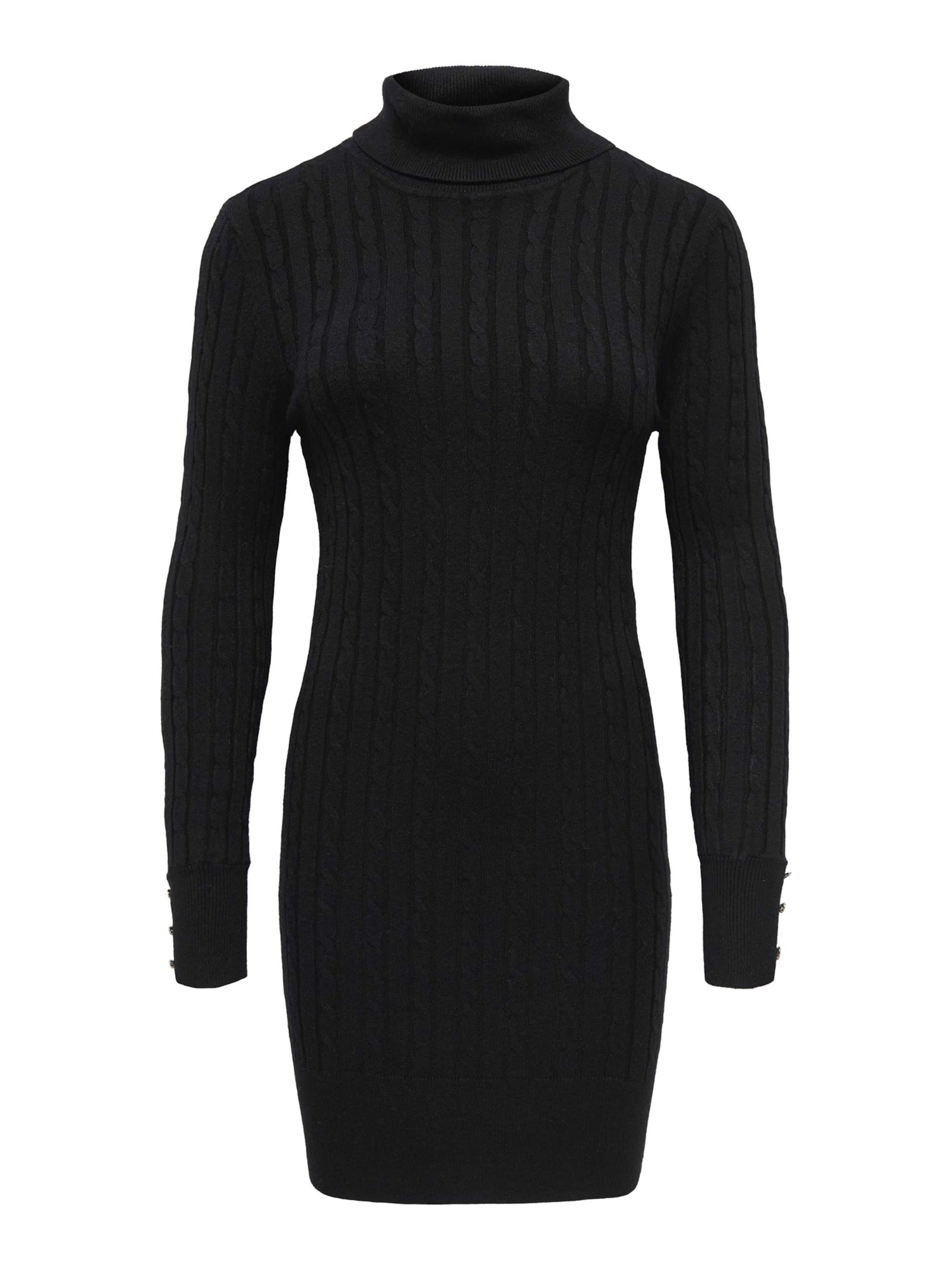 ONLY Pletené šaty 'ONLLOUIS' - Čierna: predná strana