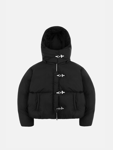 ENRAGE Winter Jacket 'FIREMAN' in Black: front