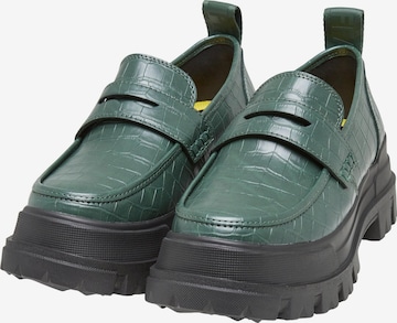 Papuci de casă 'Aspha' de la BUFFALO pe verde: față