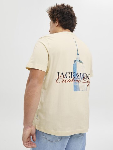 Jack & Jones Plus Shirt 'JORBoston' in White