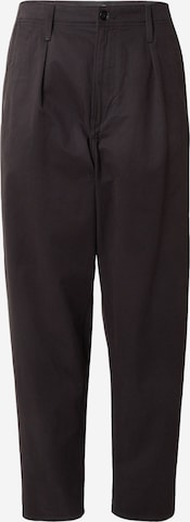 Effilé Pantalon à pince G-STAR en noir : devant
