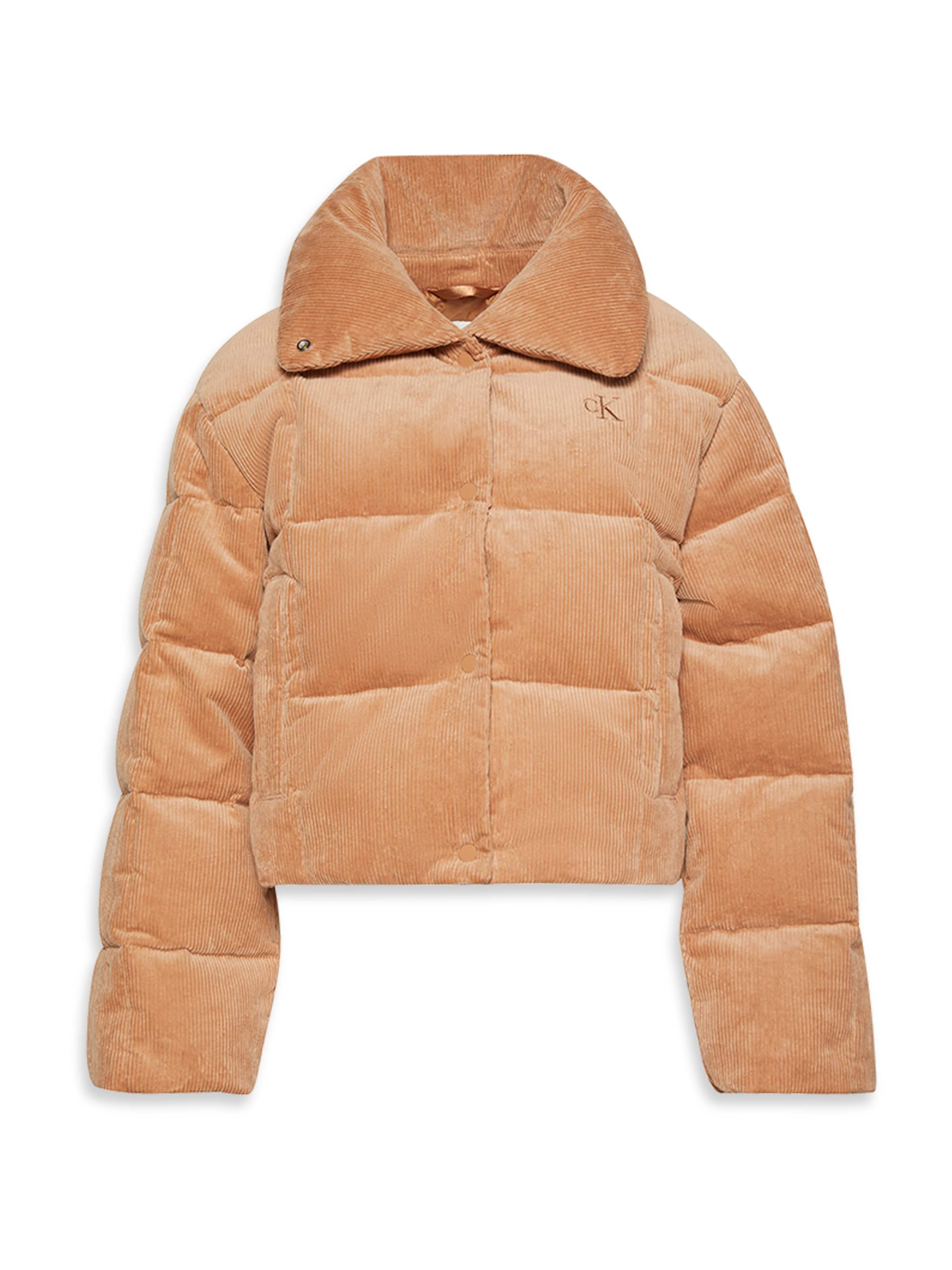 Geacă de primăvară-toamnă de la Calvin Klein Jeans pe maro: față