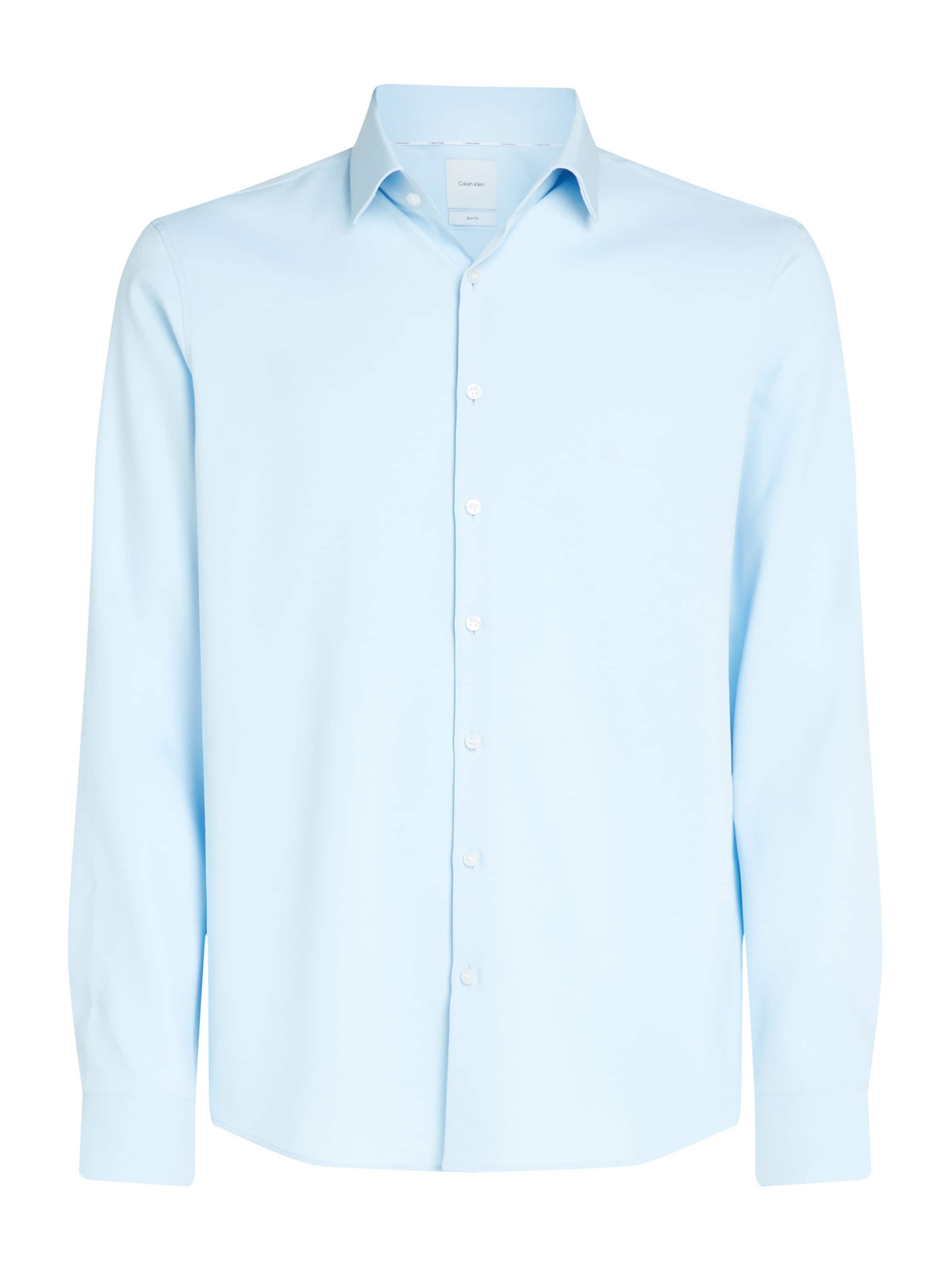 Calvin Klein Средняя посадка Рубашка в Синий: спереди