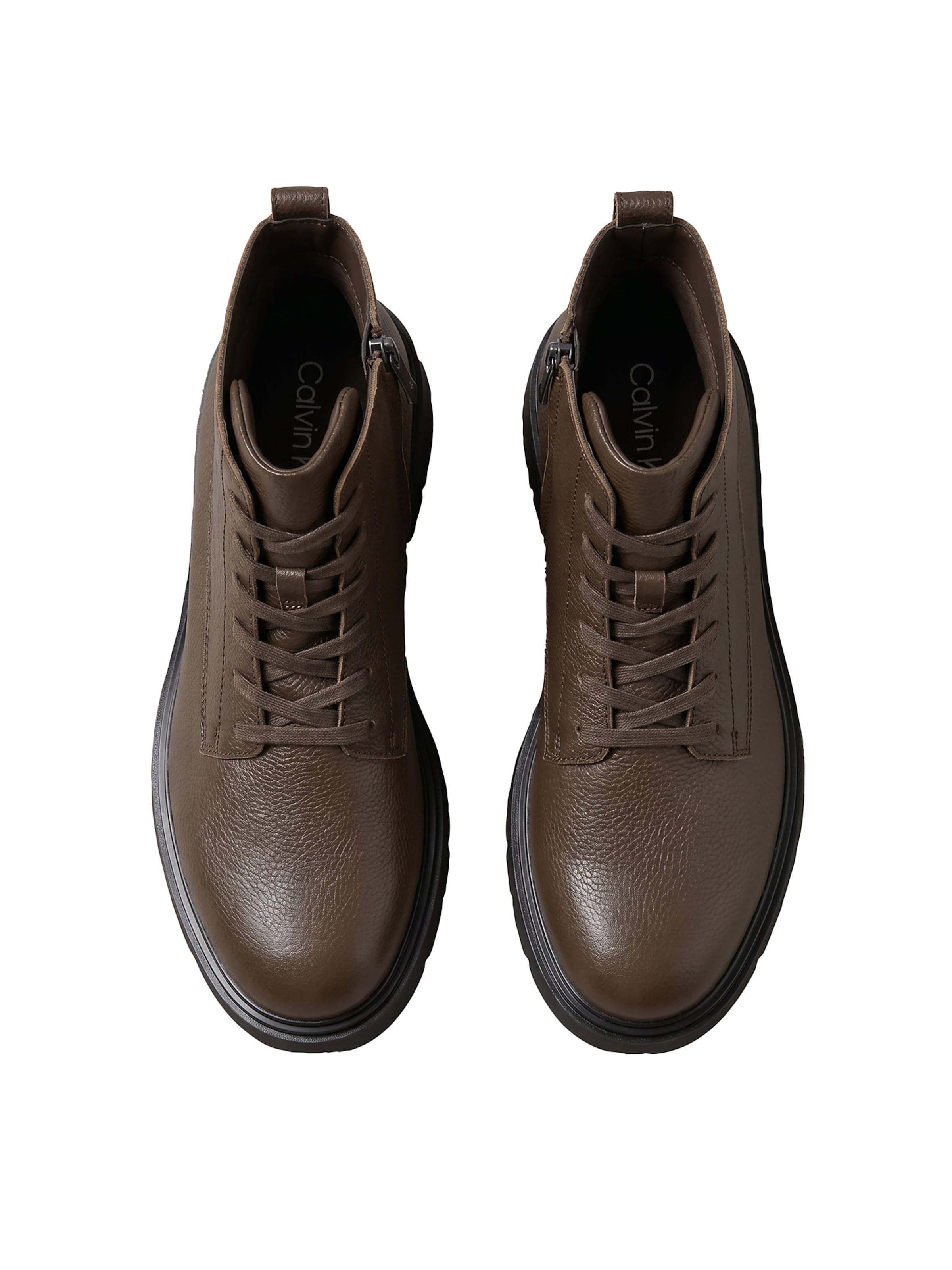 Calvin Klein Schnürboots 'Ess' in Braun