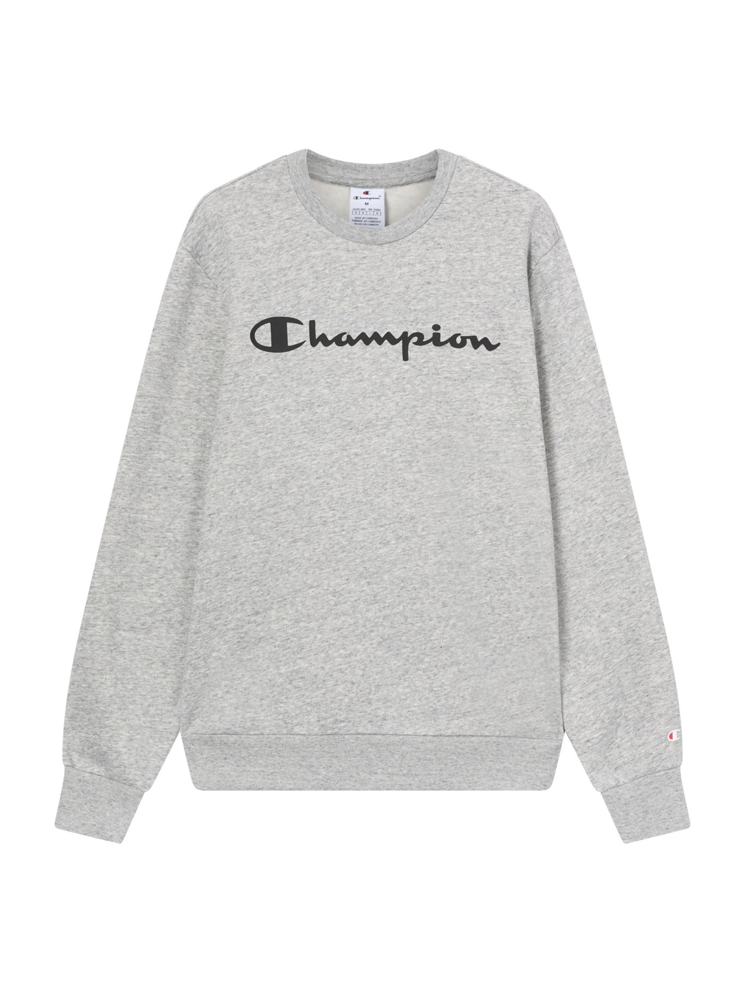 Champion Authentic Athletic Apparel Sweatshirt in grau / schwarz, Produktansicht