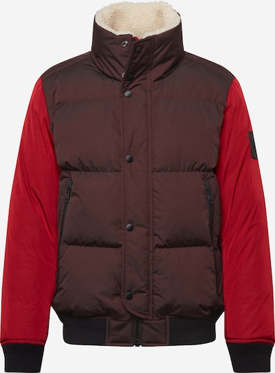 BOSS Jacke 'Osk' in rot / bordeaux / schwarz, Produktansicht