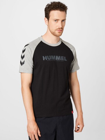 T-Shirt fonctionnel 'Legacy' Hummel en noir : devant