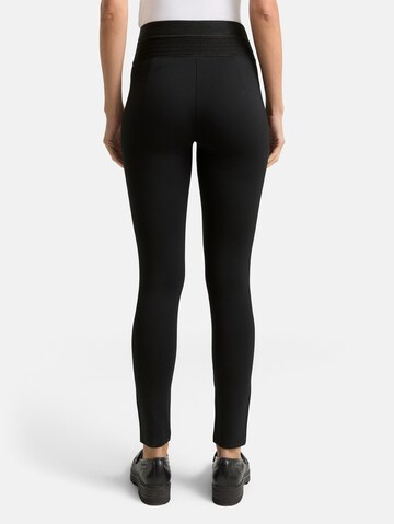 TOM TAILOR Skinny Trousers in Black