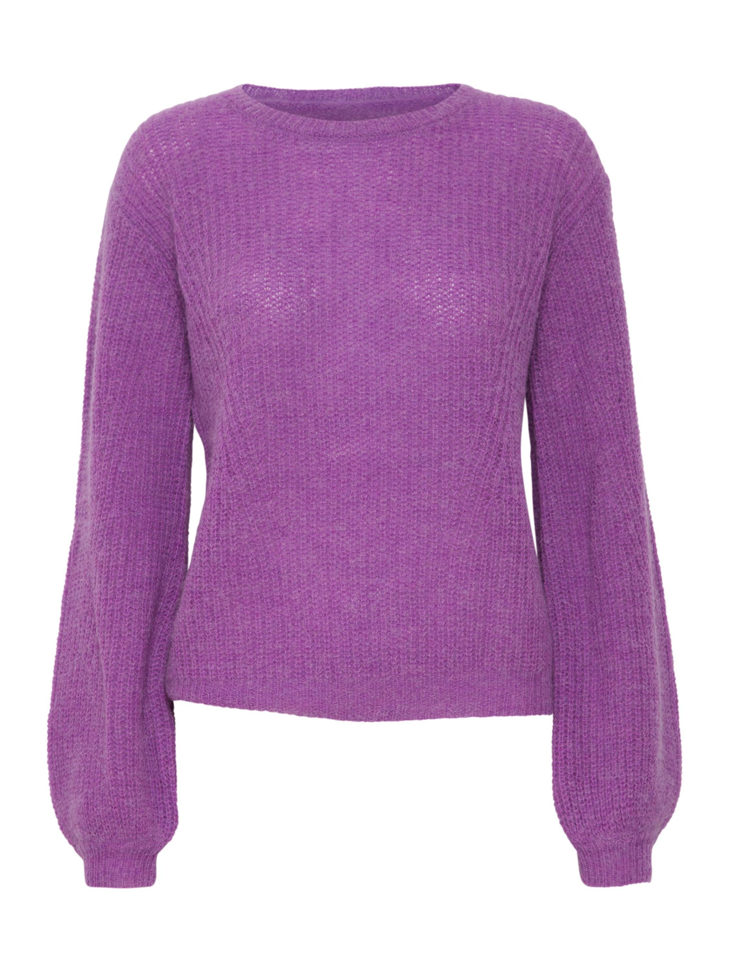 PULZ Jeans - Pullover 'Iris' em roxo: frente